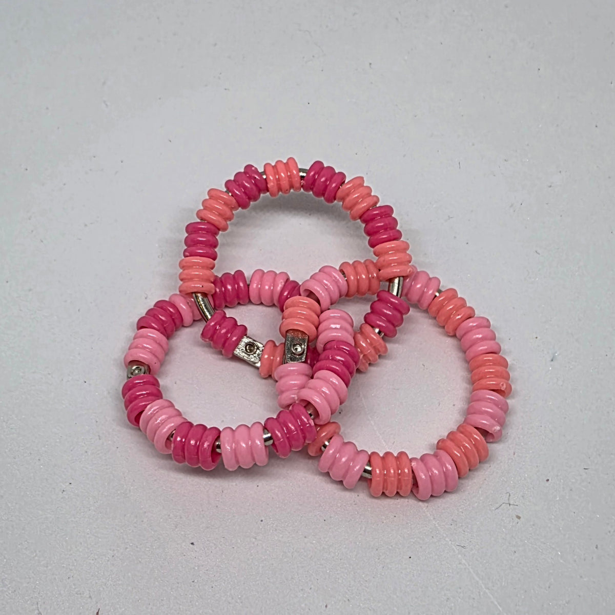 Regular Infinity Bright Textured Pony Beads