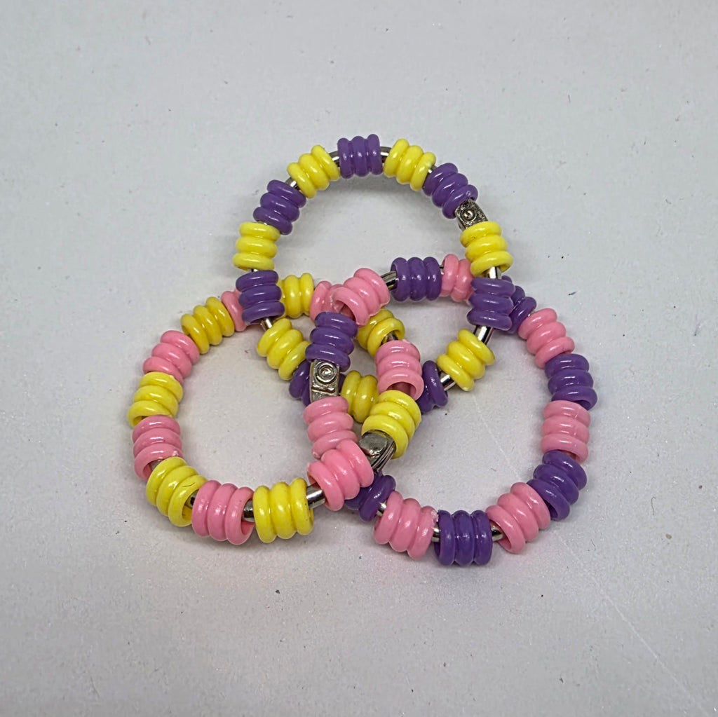 Regular Infinity Bright Textured Pony Beads