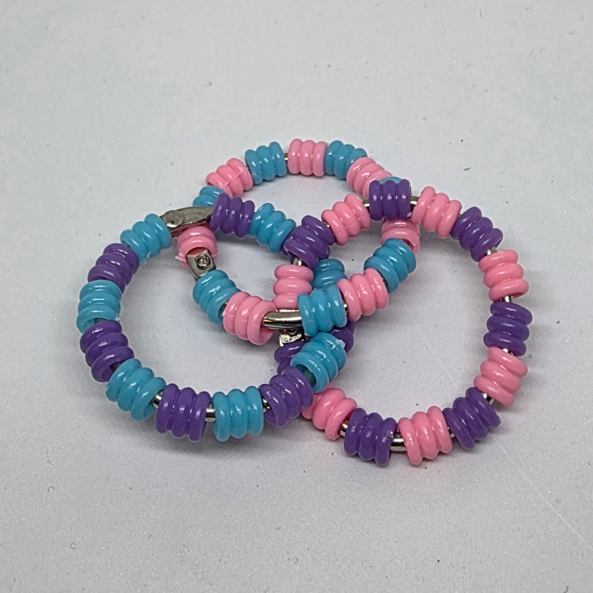 Regular Infinity Bright Textured Pony Beads