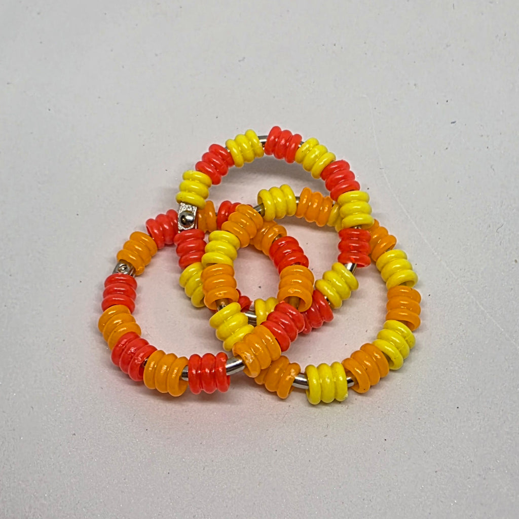 Regular Infinity Bright Textured Pony Beads