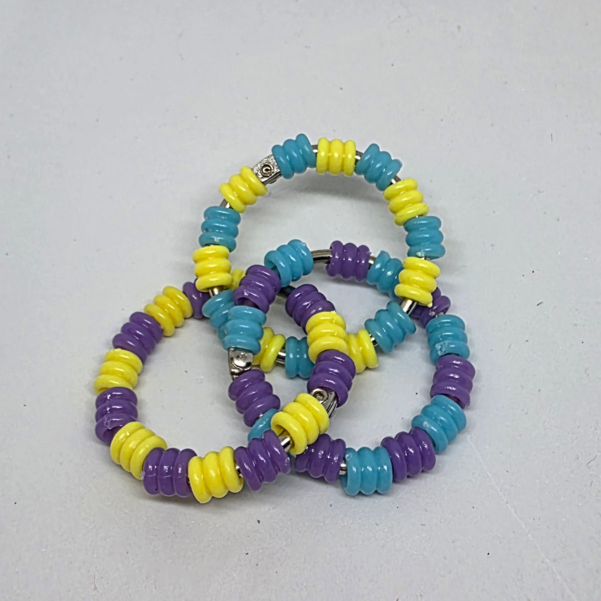 Regular Infinity Bright Textured Pony Beads