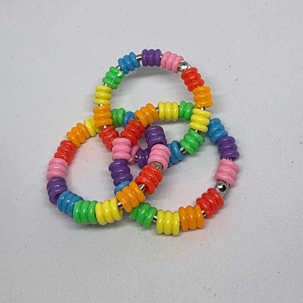 Regular Infinity Bright Textured Pony Beads