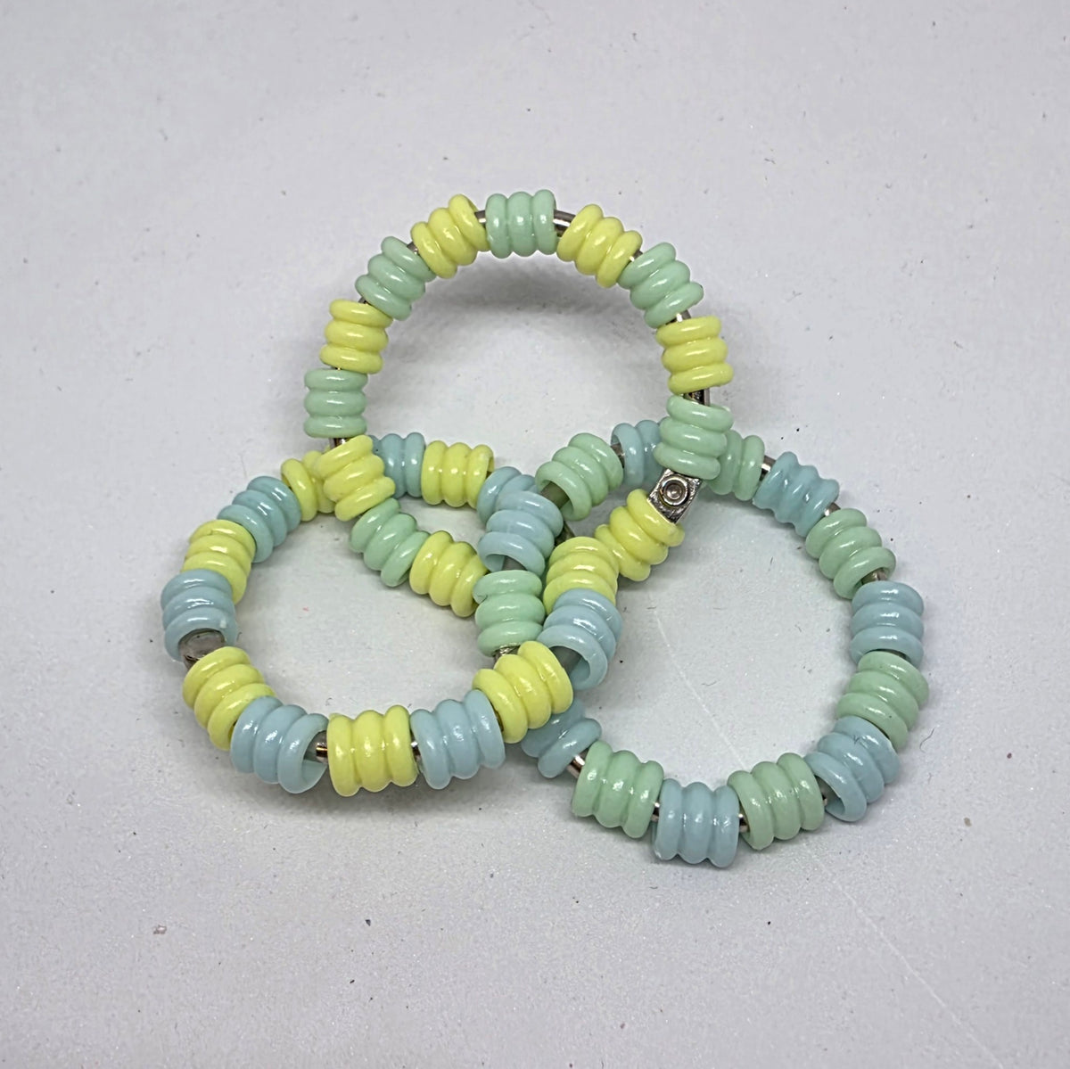 Regular Infinity Pastel Textured Pony Beads