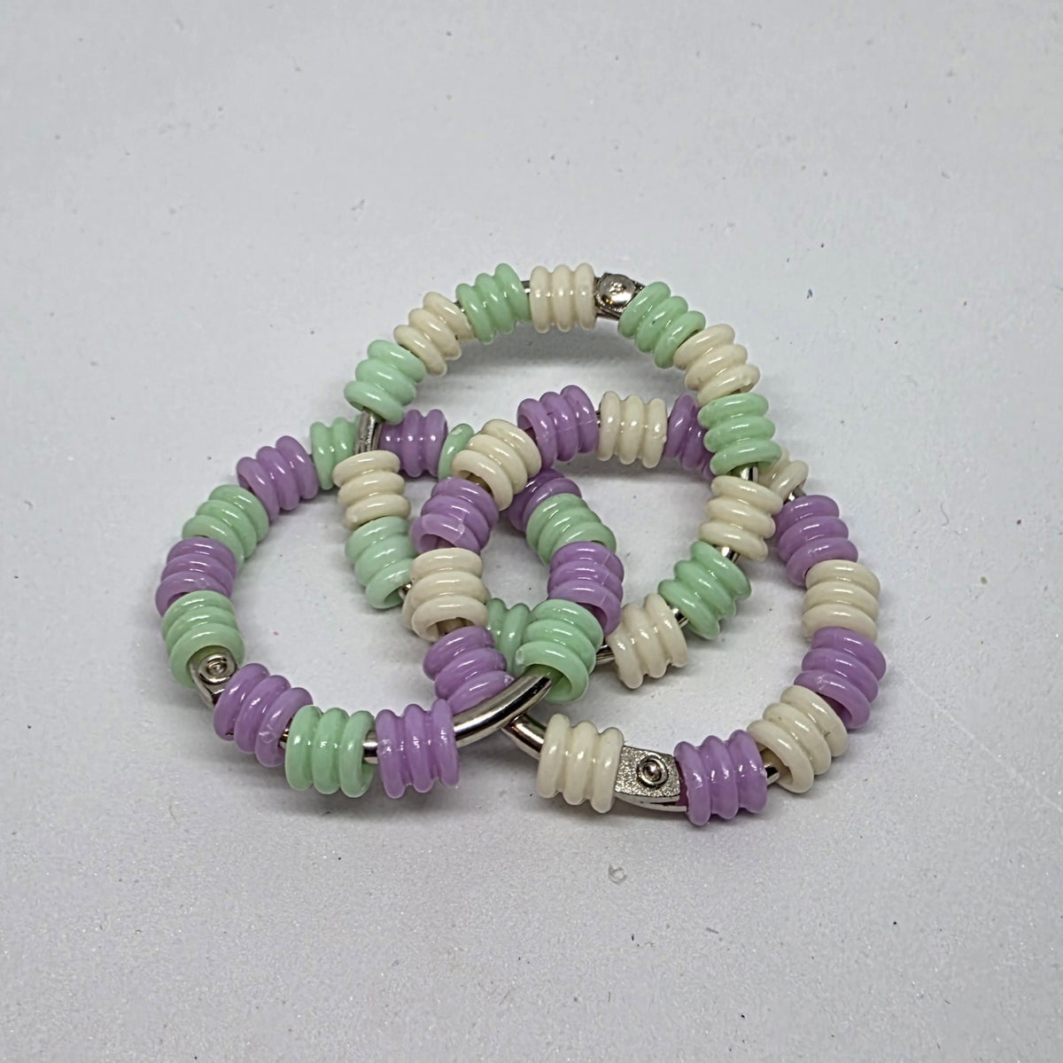 Regular Infinity Pastel Textured Pony Beads