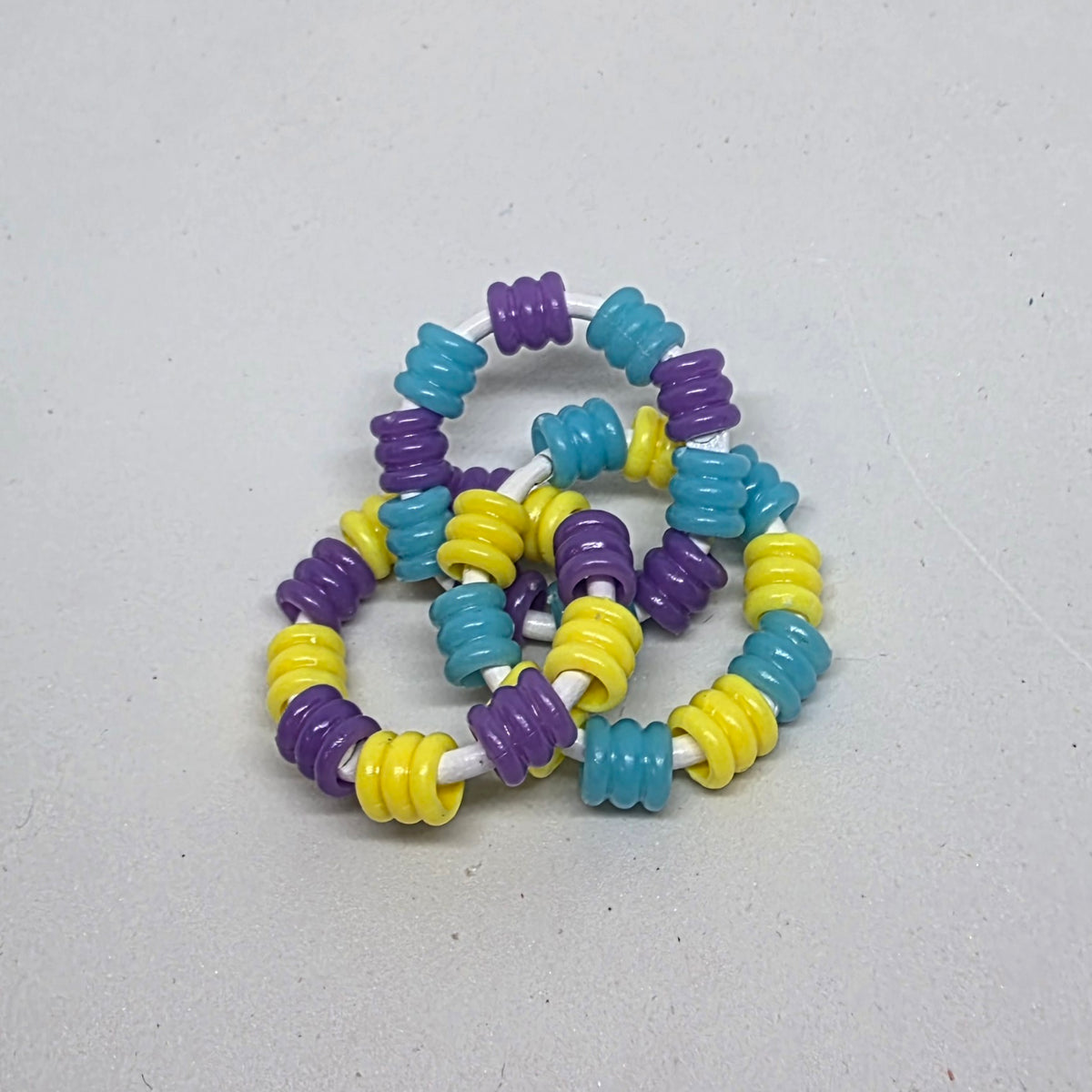 Mini Infinity Bright Textured Pony Beads