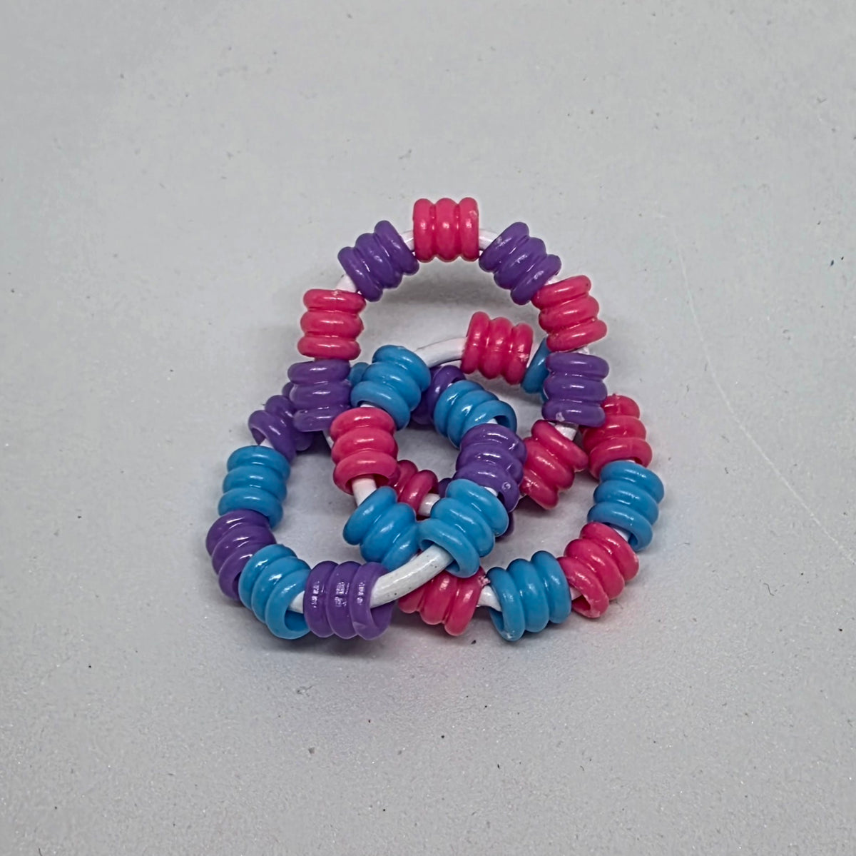 Mini Infinity Bright Textured Pony Beads