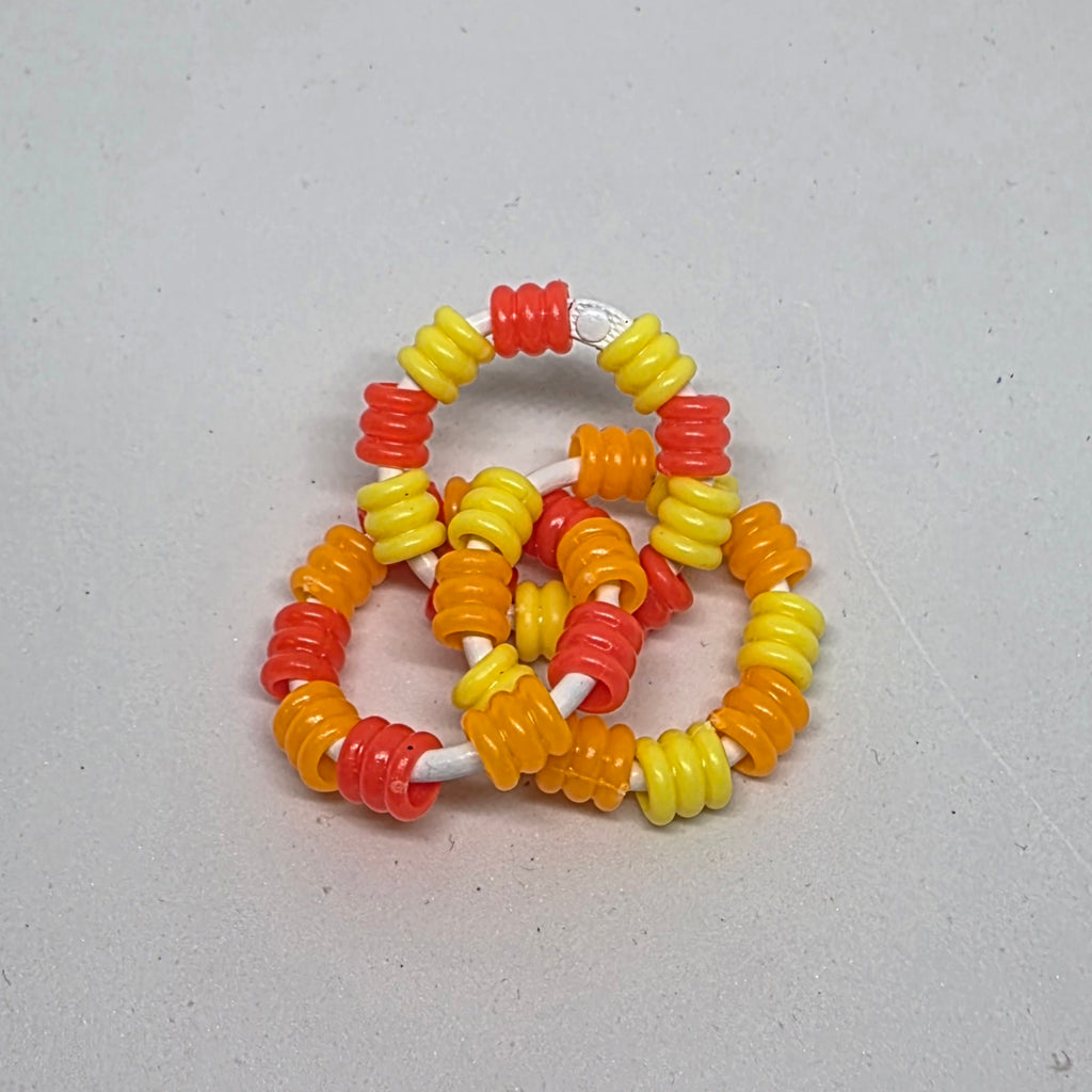 Mini Infinity Bright Textured Pony Beads