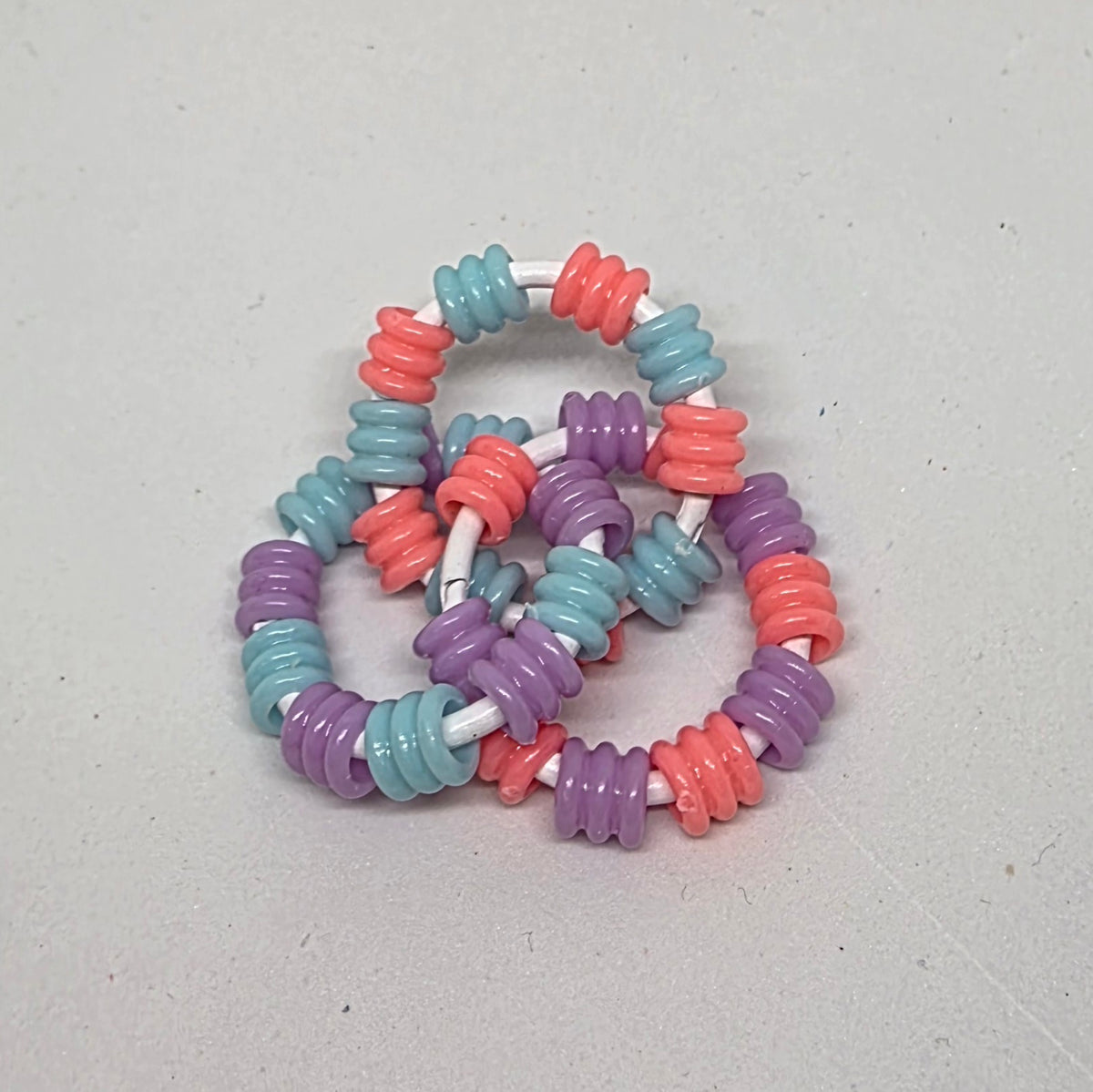 Mini Infinity Pastel Textured Pony Beads
