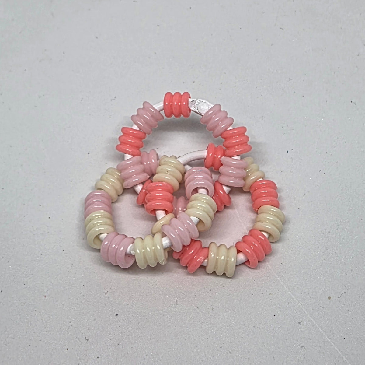 Mini Infinity Pastel Textured Pony Beads