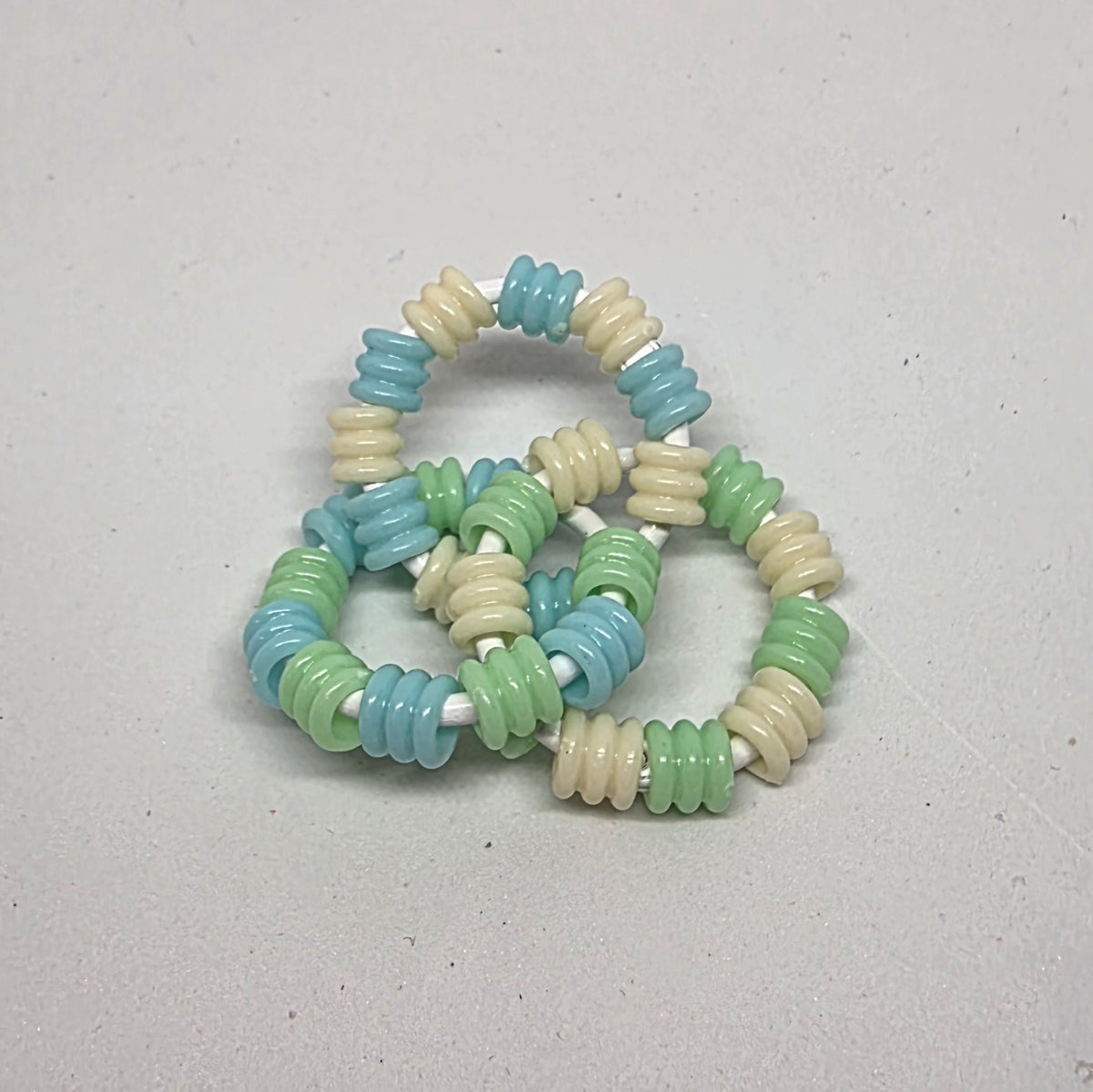 Mini Infinity Pastel Textured Pony Beads