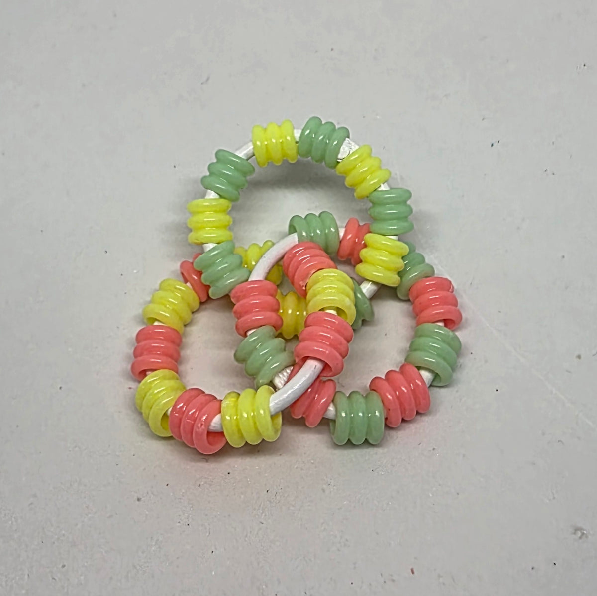 Mini Infinity Pastel Textured Pony Beads