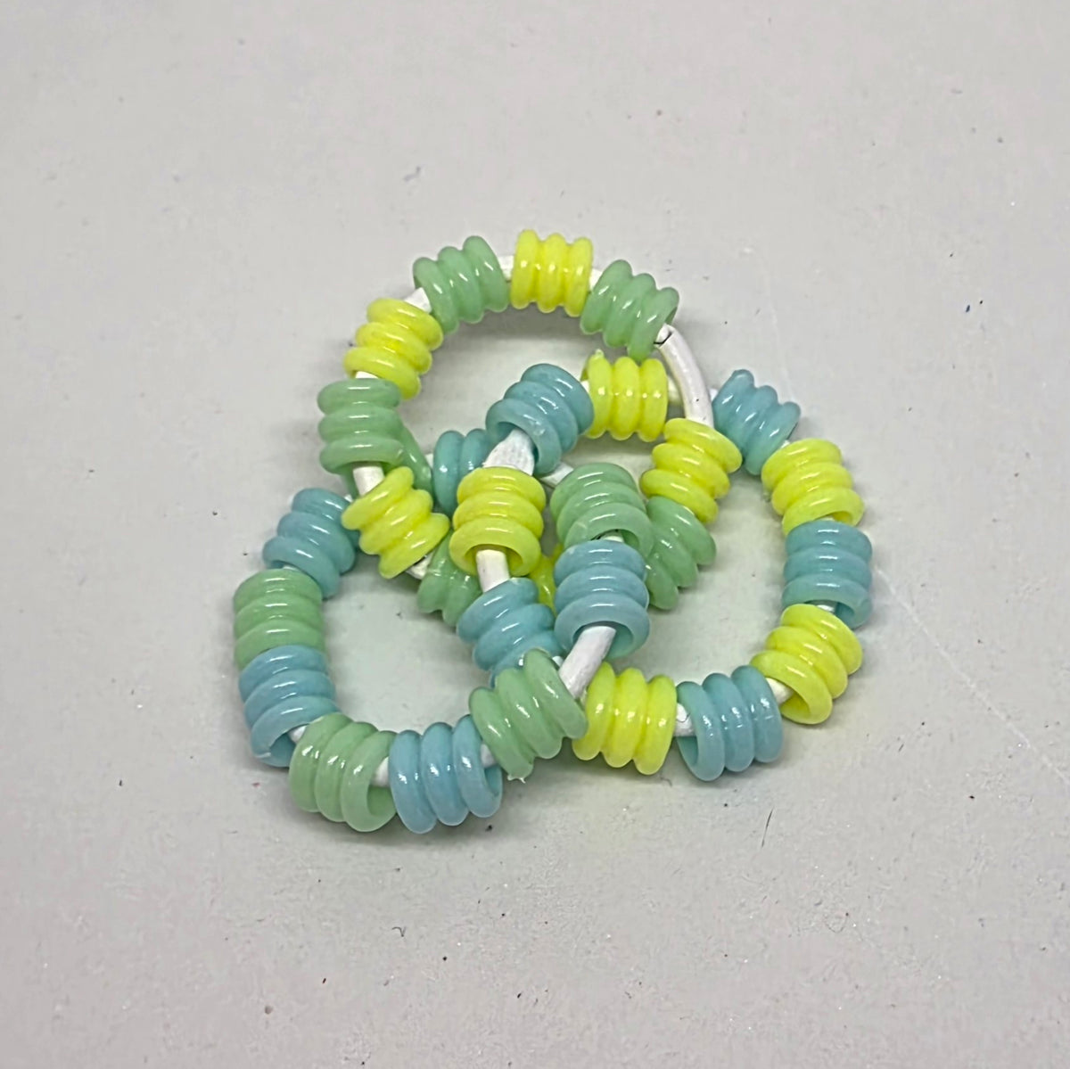 Mini Infinity Pastel Textured Pony Beads