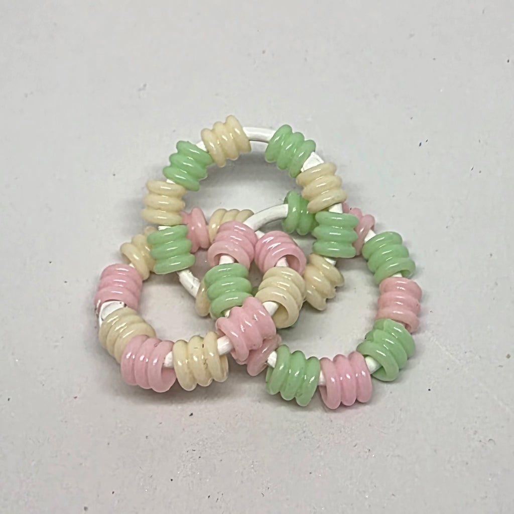 Mini Infinity Pastel Textured Pony Beads
