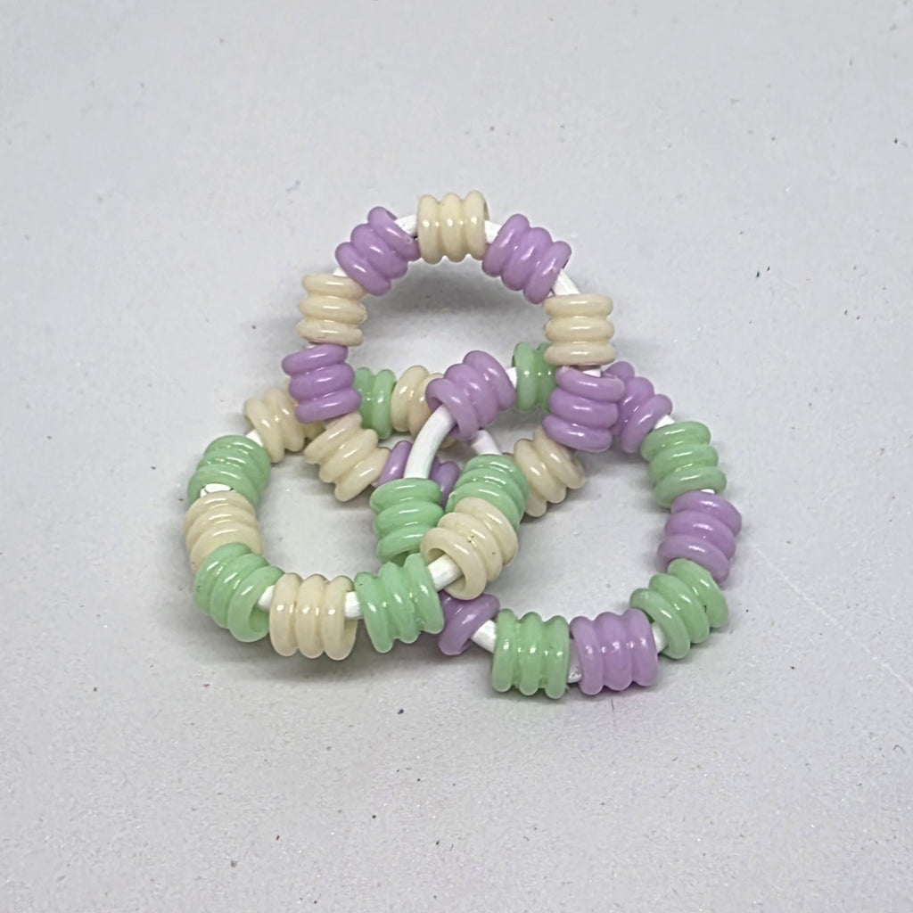 Mini Infinity Pastel Textured Pony Beads
