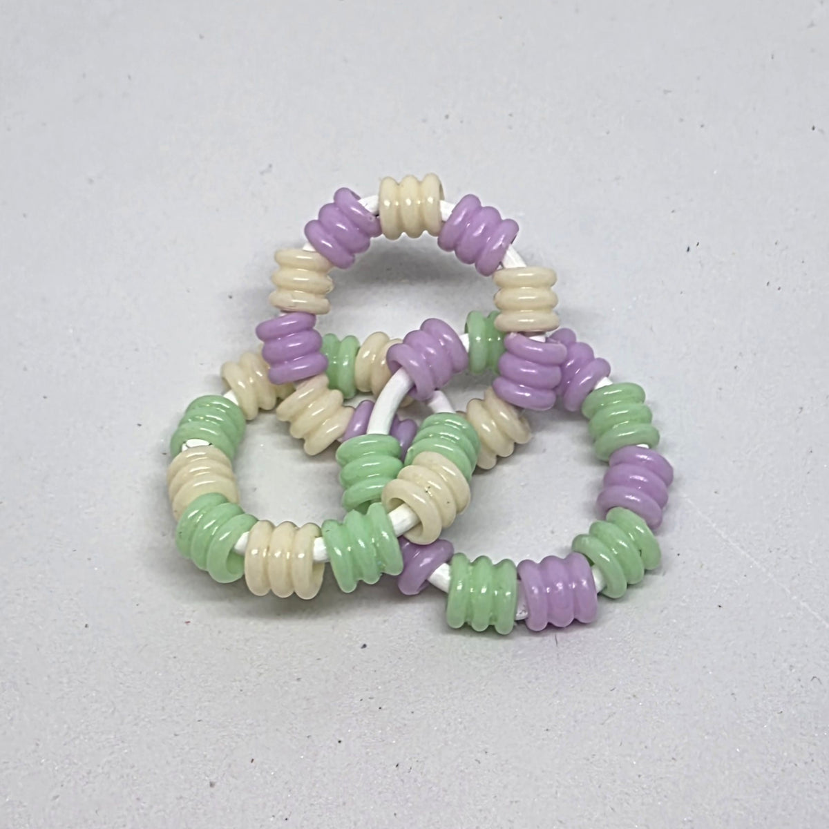 Mini Infinity Pastel Textured Pony Beads