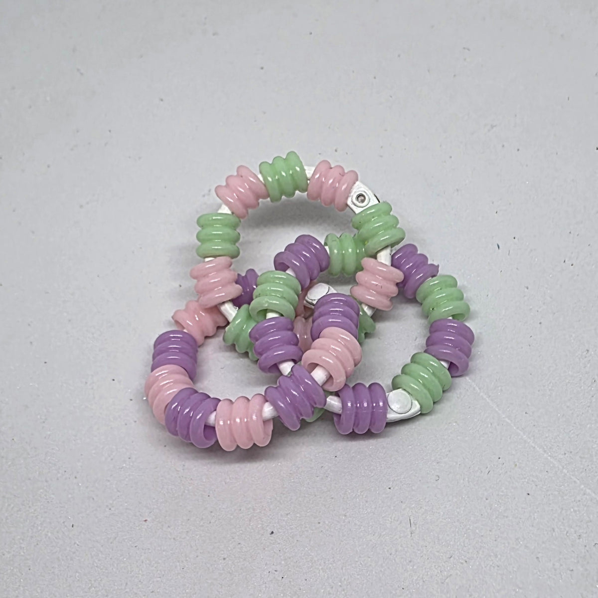 Mini Infinity Pastel Textured Pony Beads