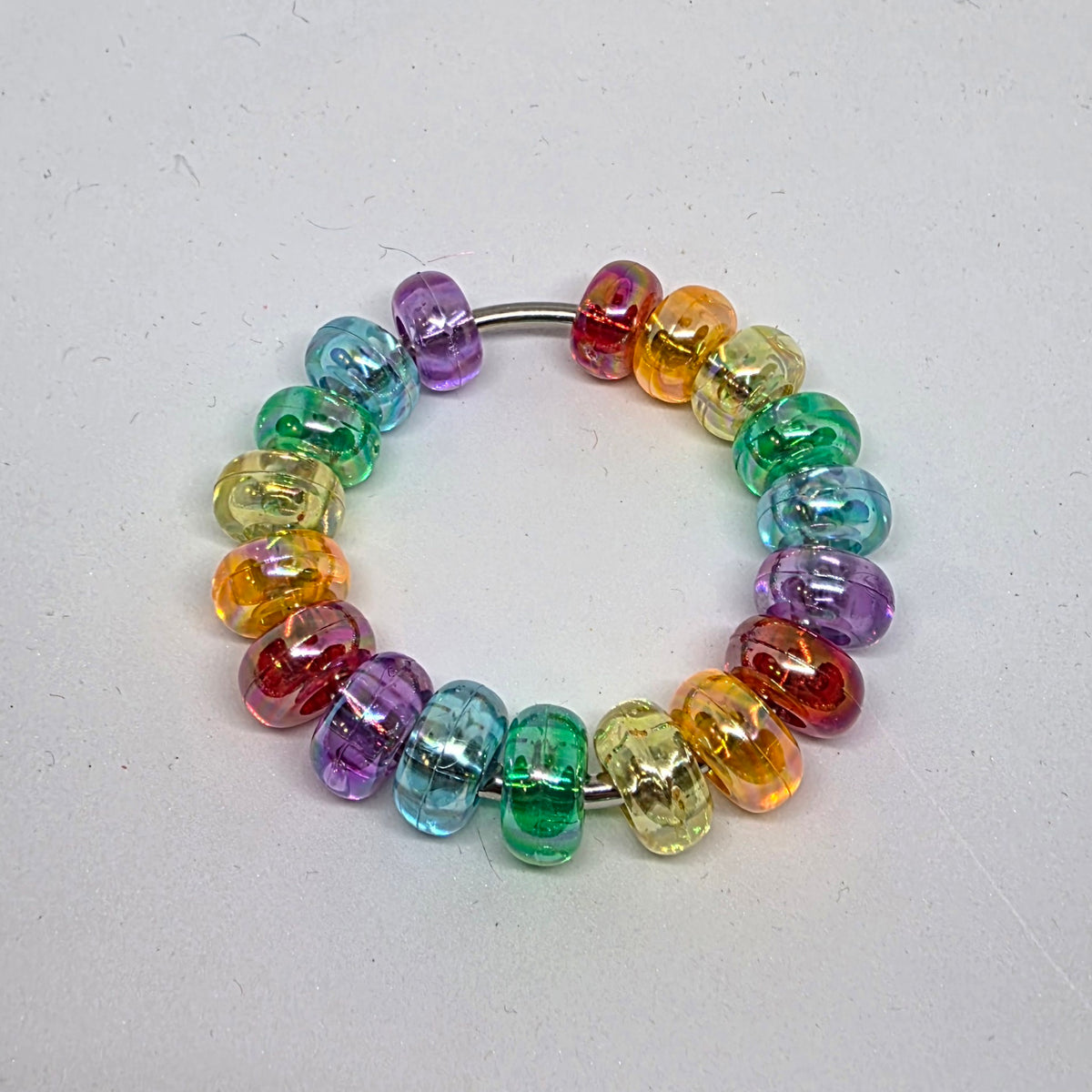 XL Iridescent Oval