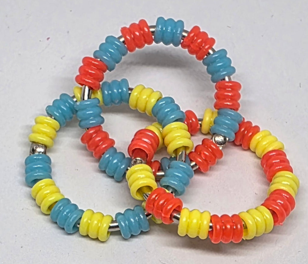 Regular Infinity Bright Textured Pony Beads